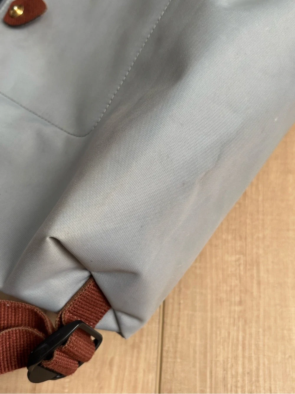 Longchamp Le Pliage Original Nylon Backpack In Grey
